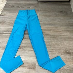 Natalie Dancewear Vibrant Blue Leggings WORN ONCE